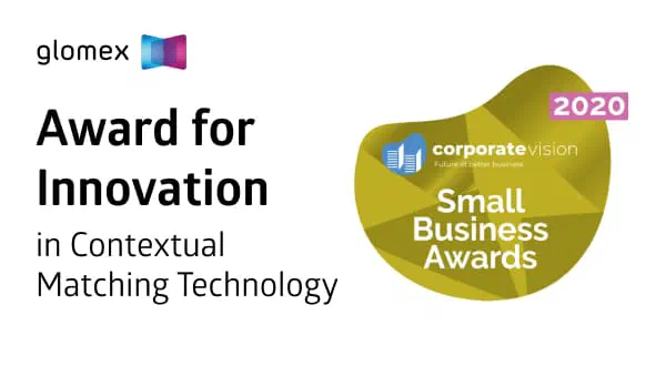 The Corporate Vision Small Business Awards 2020 seal.